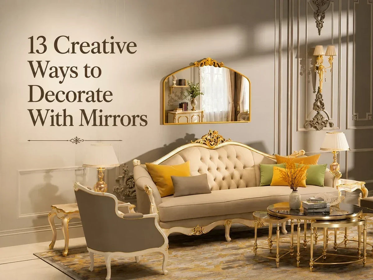 13 Creative Ways to Decorate With Mirrors