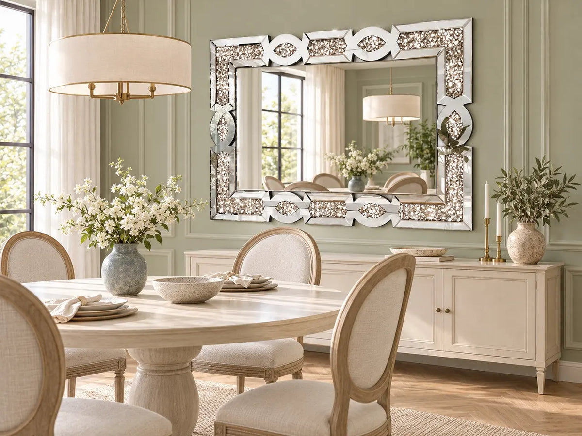 Dining Room Mirror Placement Without Glare