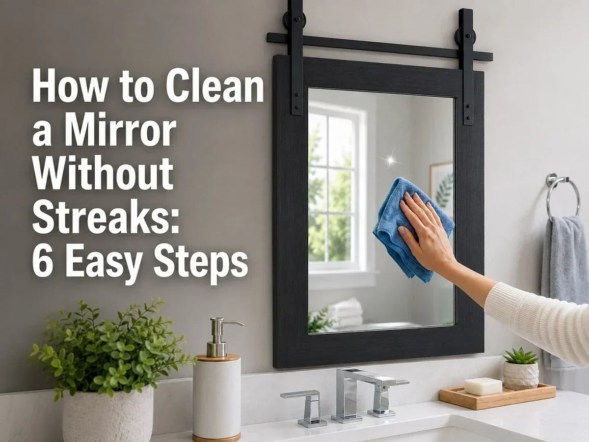 How to Clean a Mirror Without Streaks: 6 Easy Steps