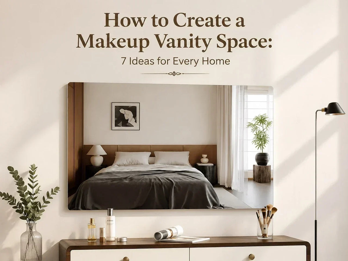 How to Create a Makeup Vanity Space: 7 Ideas for Every Home