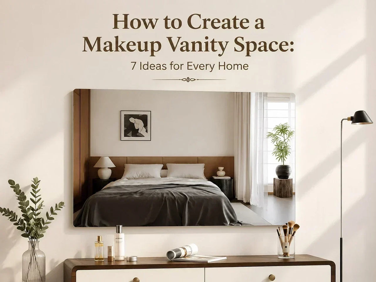 How to Create a Makeup Vanity Space: 7 Ideas for Every Home