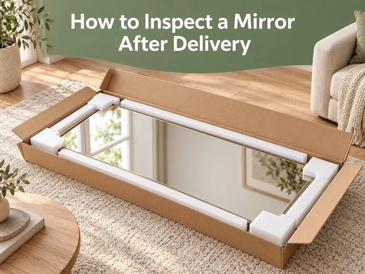 How to Inspect a Mirror After Delivery