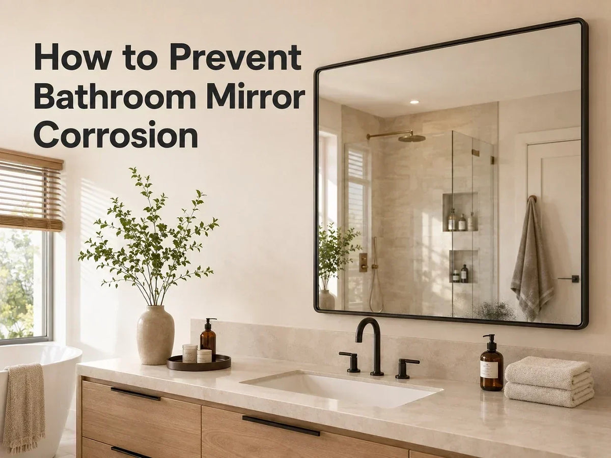 How to Prevent Bathroom Mirror Corrosion
