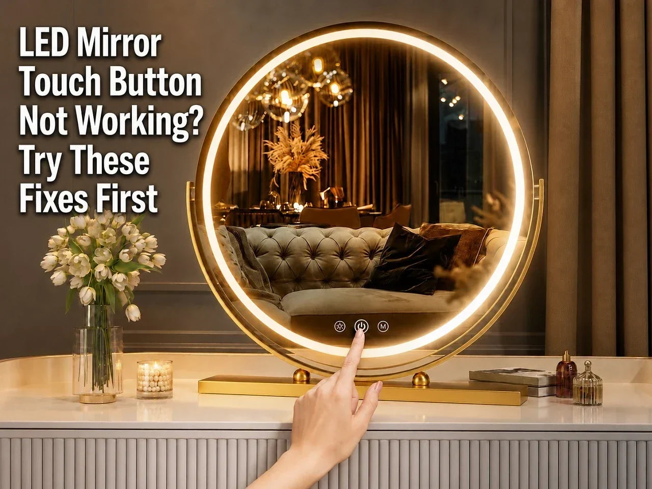 LED Mirror Touch Button Not Working? Try These Fixes First