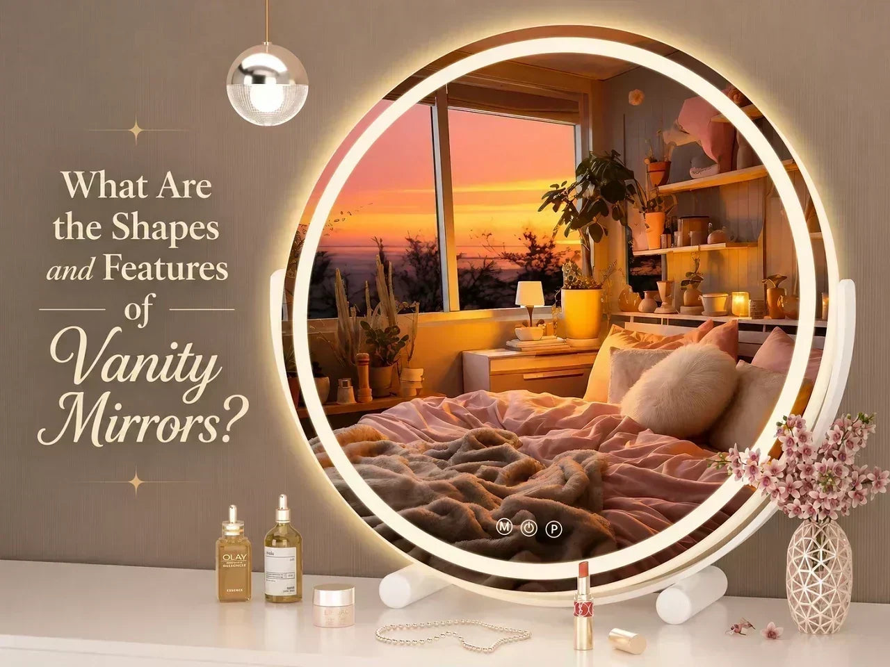 What Are the Shapes and Features of Vanity Mirrors?