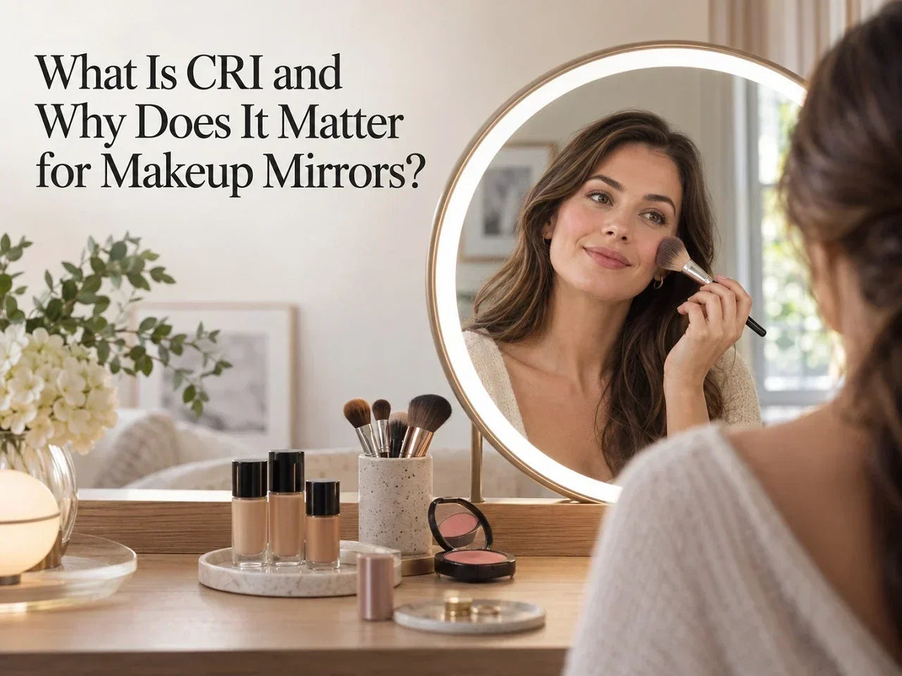What Is CRI and Why Does It Matter for Makeup Mirrors?