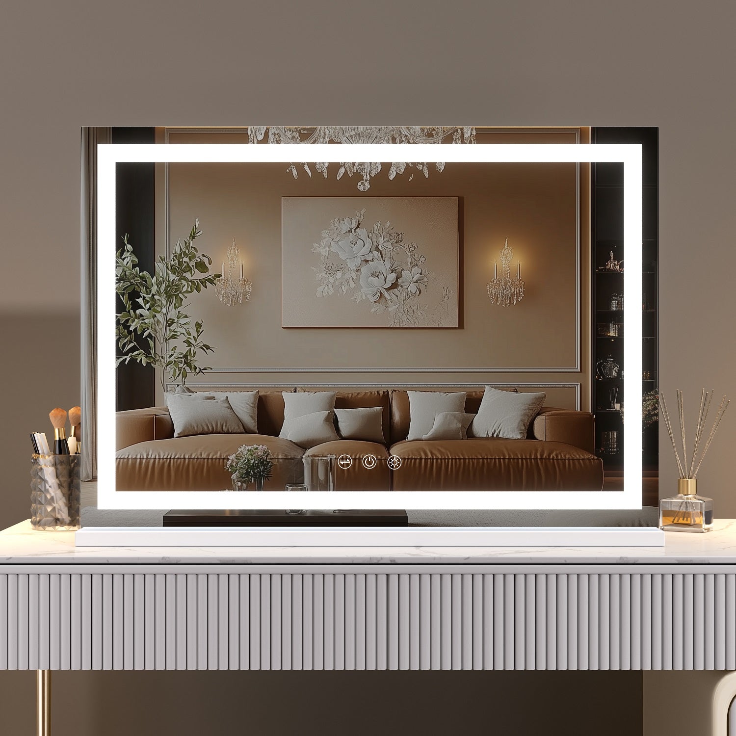 Hasipu LED Vanity Mirror with Lights, Makeup Mirror ZAWG9002S