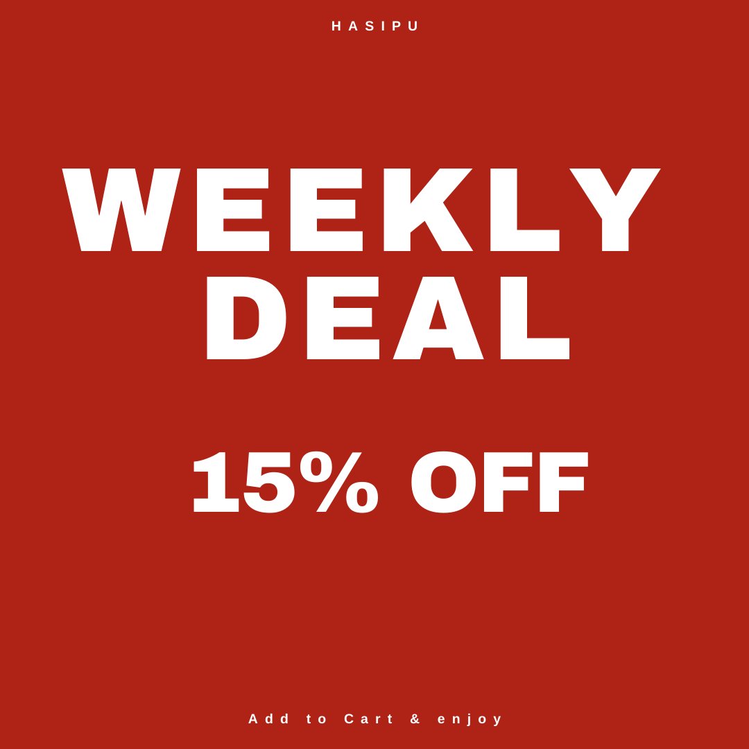 Hasipu Mirror Weekly deal extra 15% off