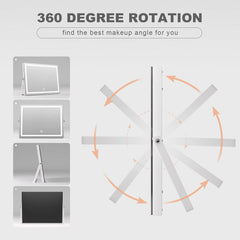 Hasipu Vanity Mirror with Backlit Details