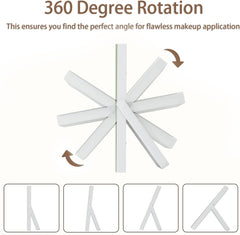 HAISPU Vanity Mirror with Lights, 14" x 11" LED Makeup Mirror