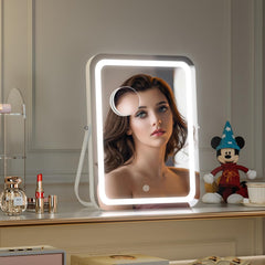 HASIPU Vanity Mirror with Lights, LED Makeup Mirror, Backlit