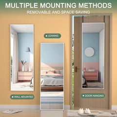 HASIPU Full Length, 51" x 16" Full Body Door Mirror Wall Mirror