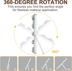 HASIPU 11/12 Bulbs Hollywood Vanity Mirror with Lights, LED Makeup Mirror