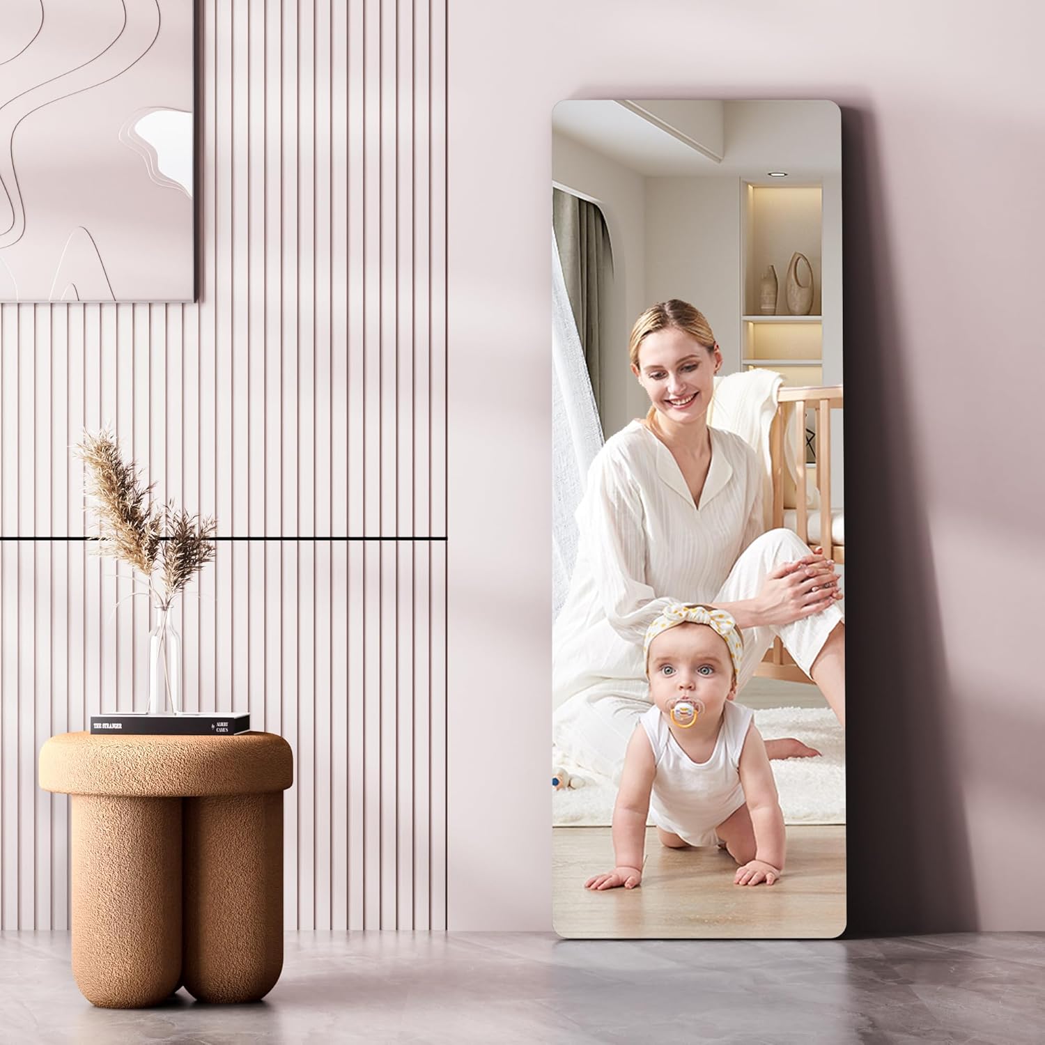 HASIPU Full Length Mirror, Wall Mounted Mirror,Full Body Mirror