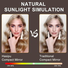 HASIPU 11/12 Bulbs Hollywood Vanity Mirror with Lights, LED Makeup Mirror