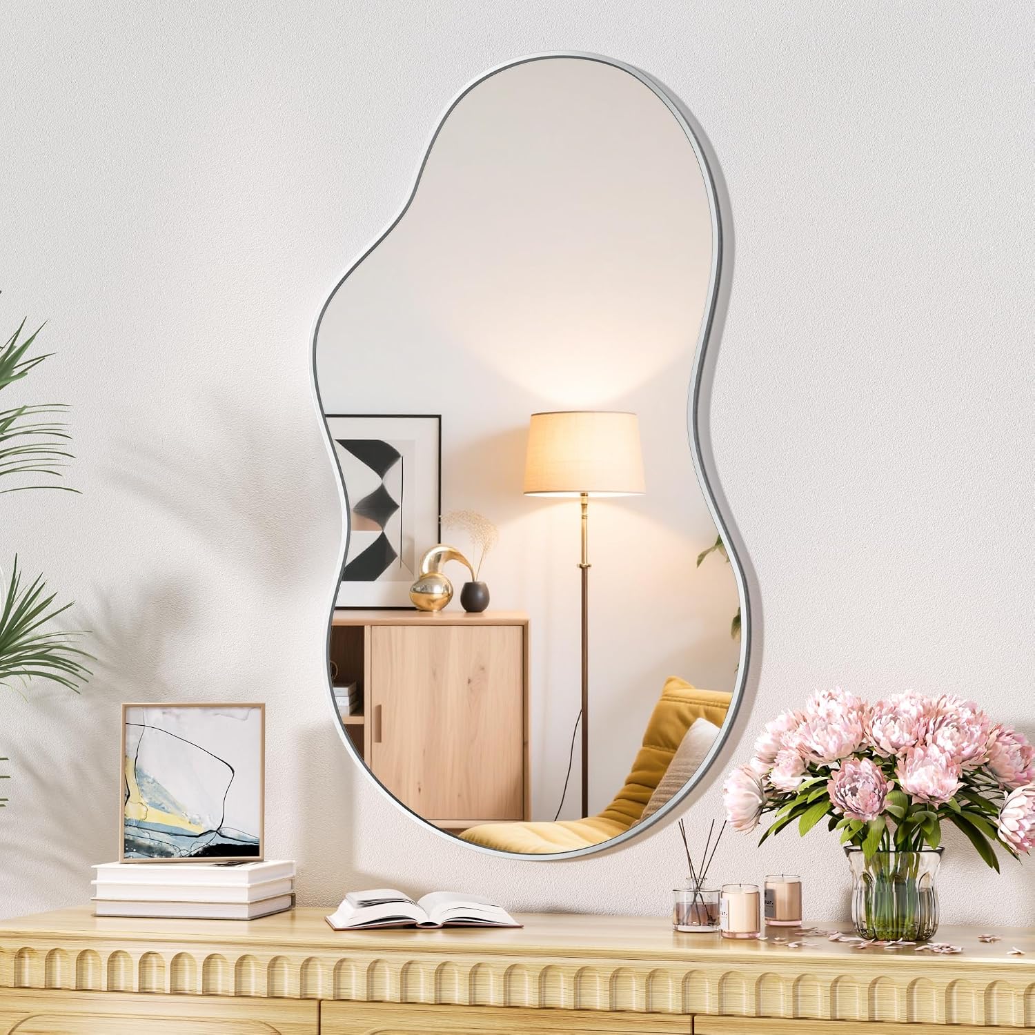 Hasipu Asymmetrical Irregular Mirror KM-BGZ66116