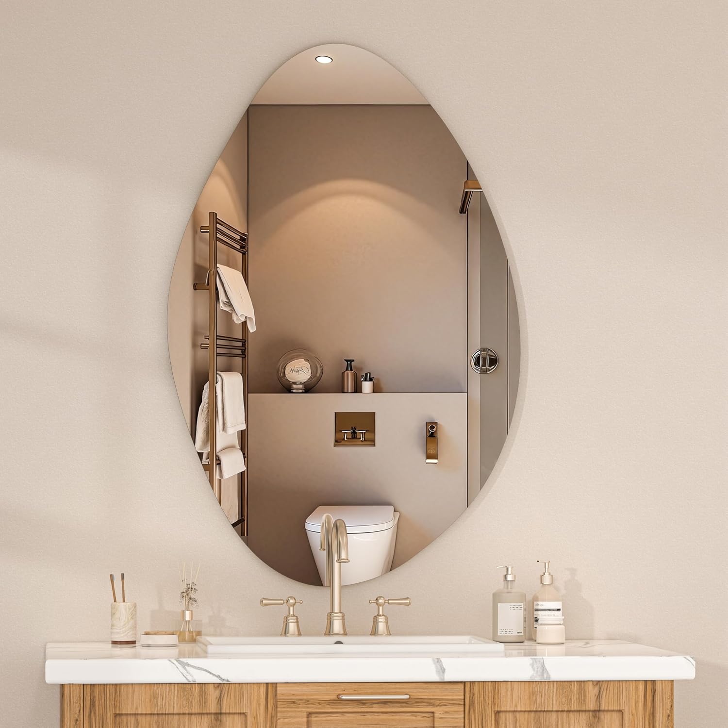 Hasipu Irregular Asymmetrical Mirror KM-BGZ9160