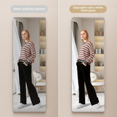 HASIPU Full Length Mirror, Wall Mounted Mirror,Full Body Mirror