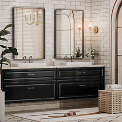 HASIPU Bathroom Mirror, Wall Makeup Mirror, Vanity Mirror for Bathroom