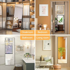 HASIPU Full Length, 51” x 16“ Full Body Door Mirror Wall Mirror