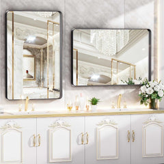 HASIPU Bathroom Mirror, Wall Makeup Mirror, Vanity Mirror for Bathroom