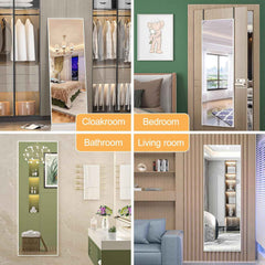 HASIPU Full Length, 51” x 16“ Full Body Door Mirror Wall Mirror