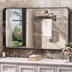 HASIPU Bathroom Mirror, Wall Makeup Mirror, Vanity Mirror for Bathroom