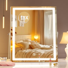 Hasipu Vanity Mirror with Backlit Details