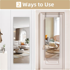 HASIPU Full Length Mirror, Wall Mounted Mirror,Full Body Mirror