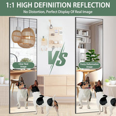 HASIPU Full Length, 51" x 16" Full Body Door Mirror Wall Mirror