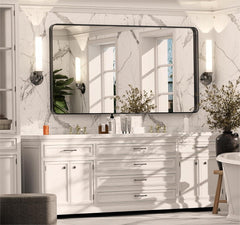 HASIPU Bathroom Mirror, Wall Makeup Mirror, Vanity Mirror for Bathroom