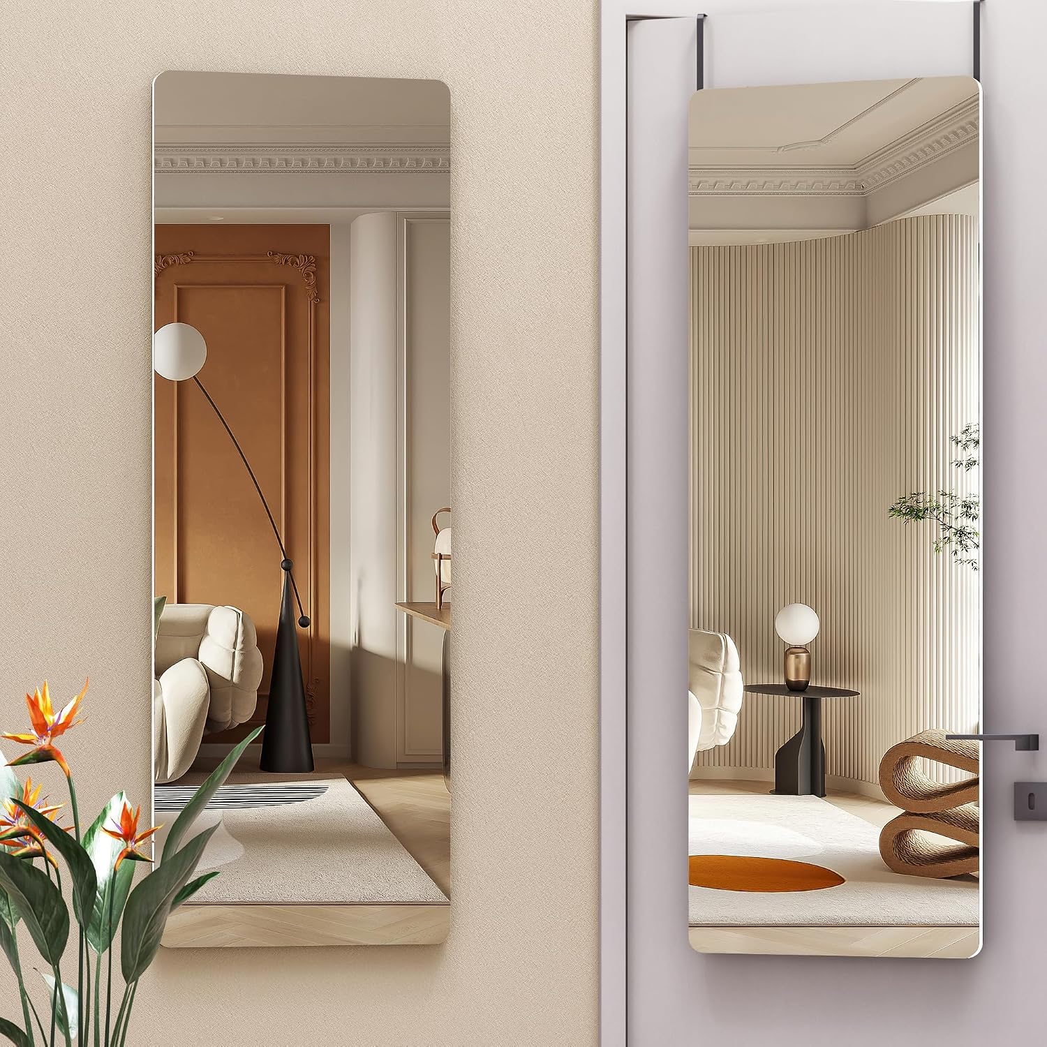 Hasipu Full Length Mirror Over-the-Door Mirror GM007R