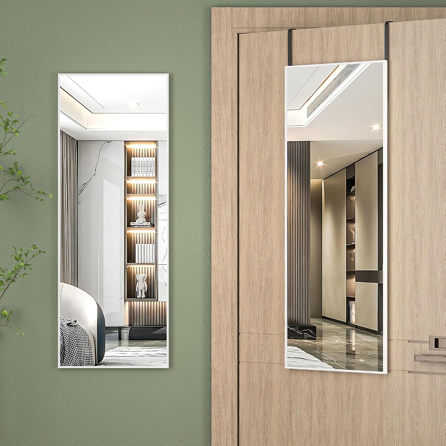 Hasipu Full Length Mirror Over-the-Door Mirror GM010