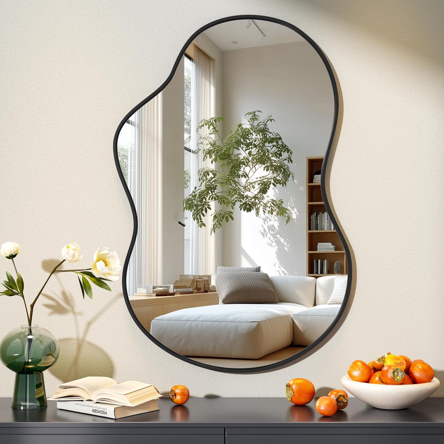 Hasipu Wall Asymmetrical Irregular Mirror KM-BGZ6090