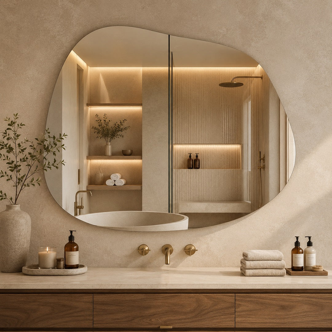 Hasipu Irregular and Frameless Mirrors KM-BGZ10176