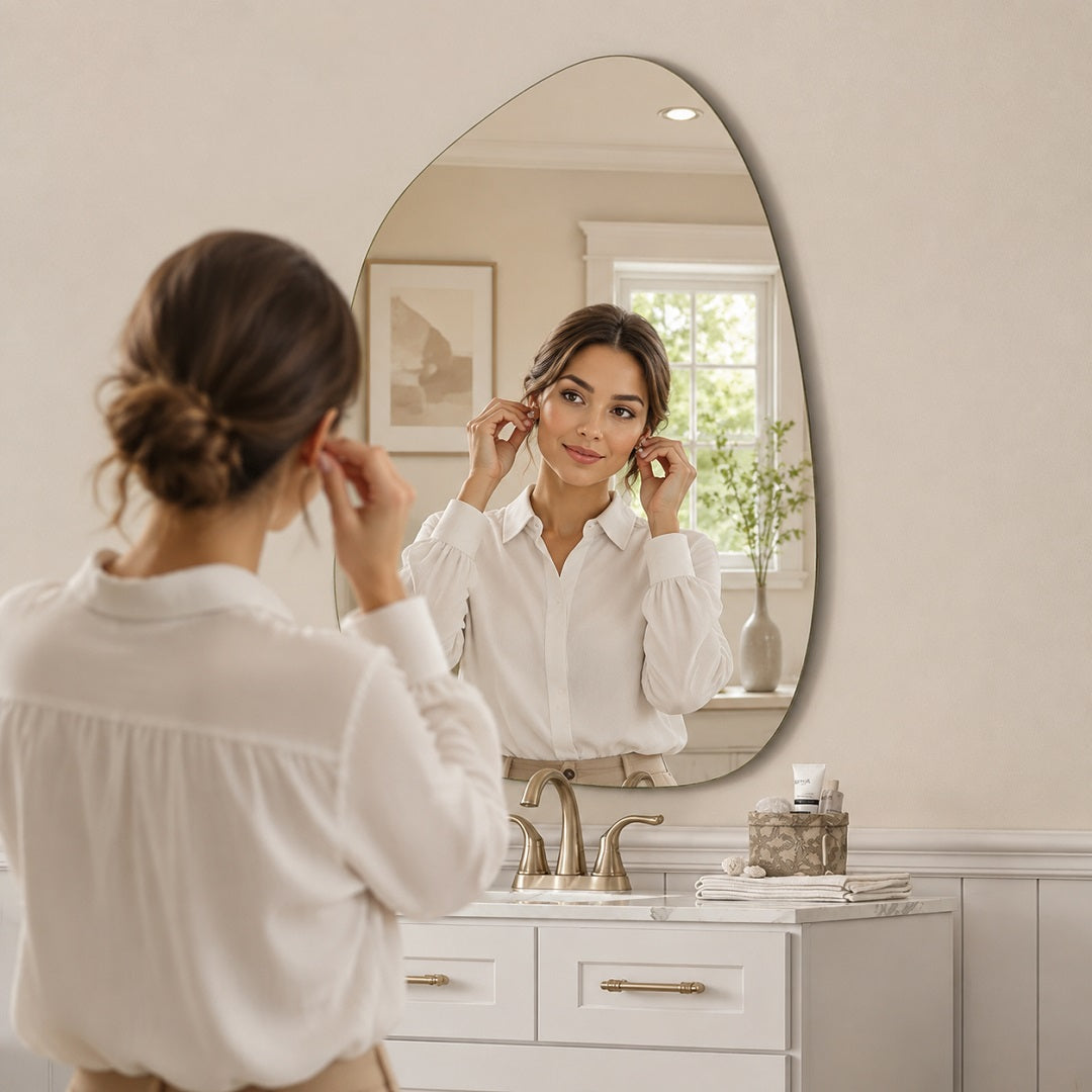 Hasipu Irregular and Frameless Mirrors KM-BGZ10176