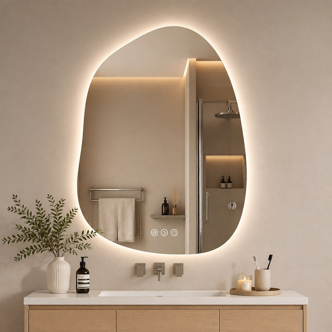 Hasipu Irregular and Frameless Mirrors KM-BGZ10176