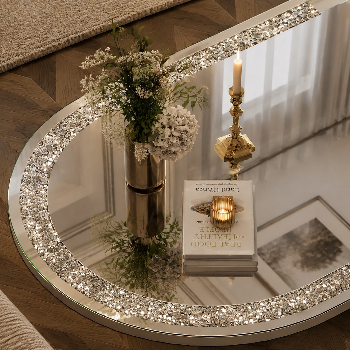Hasipu LED Diamond Full-length Mirror KM-DIAC-FLB