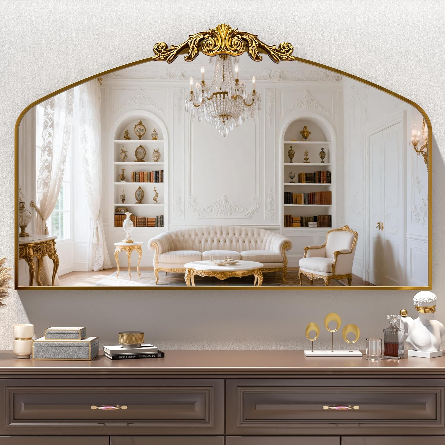 Hasipu Gold Vintage Decorative Mirror KM-LK