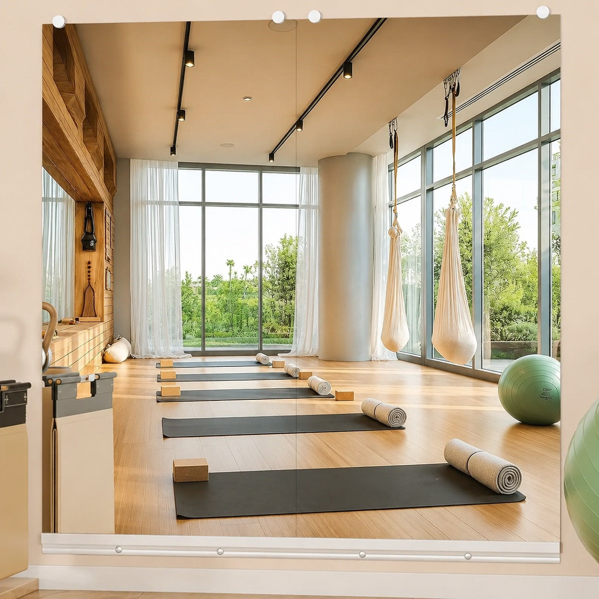Hasipu Large Frameless Yoga Mirror KM-YOGA-R
