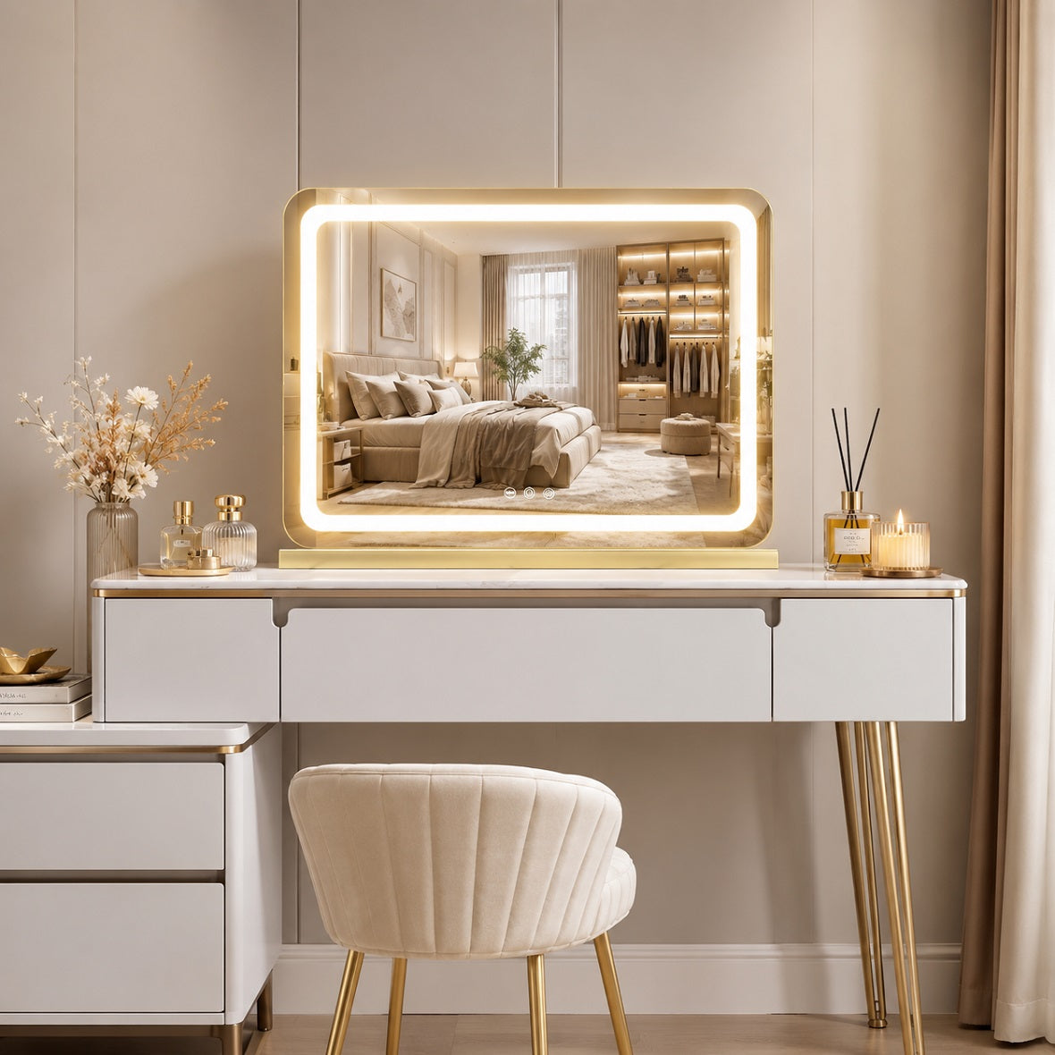 Hasipu LED Makeup Mirror, Vanity Mirror with Lights ZAW9007