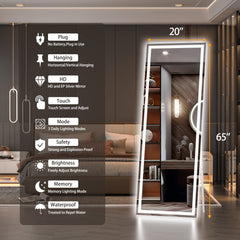 Hasipu floor length arch mirror