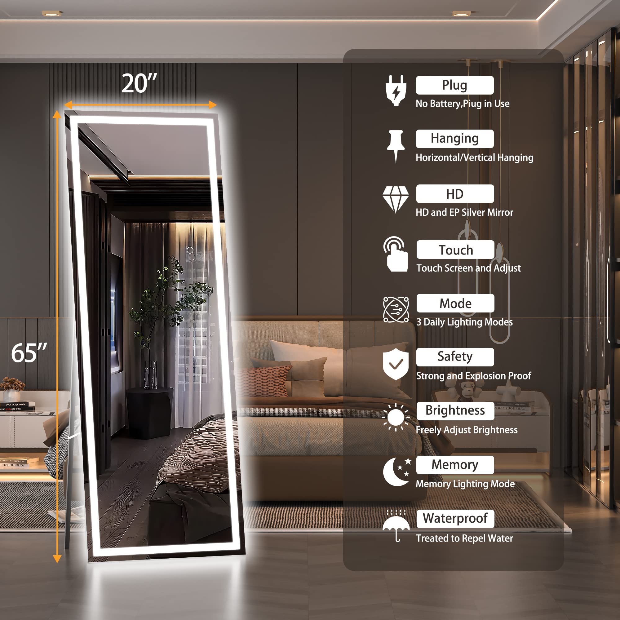 Hasipu gold body mirror