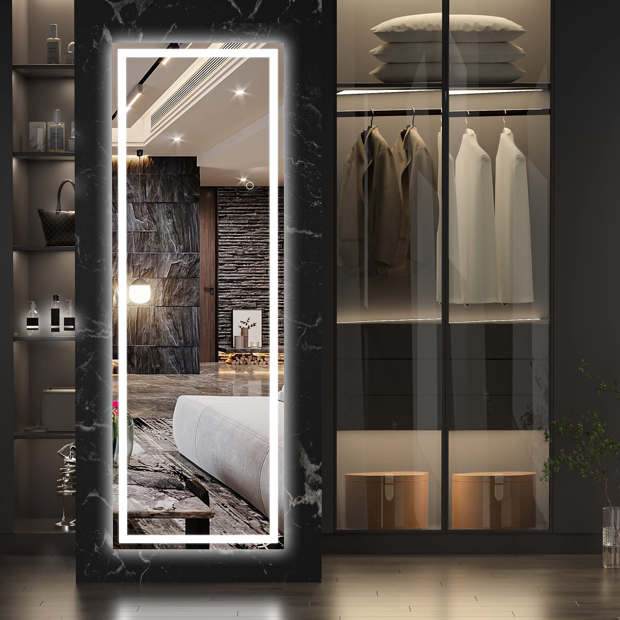 Hasipu led standing mirror