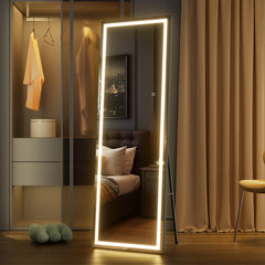 HASIPU Full Length Mirror with Light, Full Length Wall Mirror