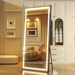 HASIPU Full Length Mirror with Light, Full Length Wall Mirror