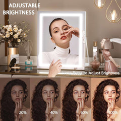 Hasipu Vanity Mirror with Backlit Details