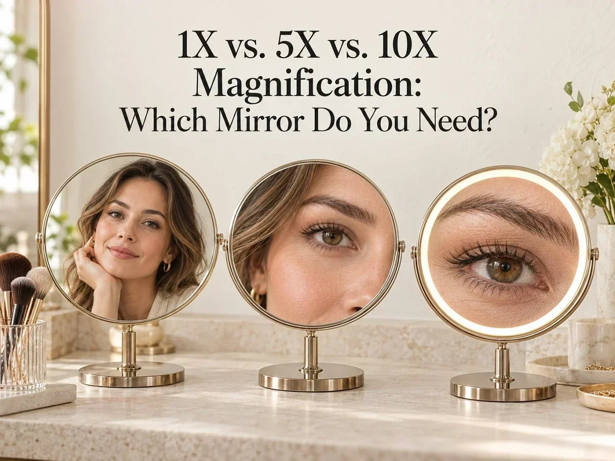 1X vs. 5X vs. 10X Magnification: Which Mirror Do You Need?