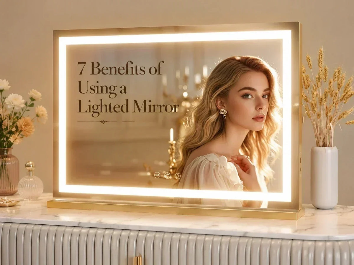 7 Benefits of Using a Lighted Mirror