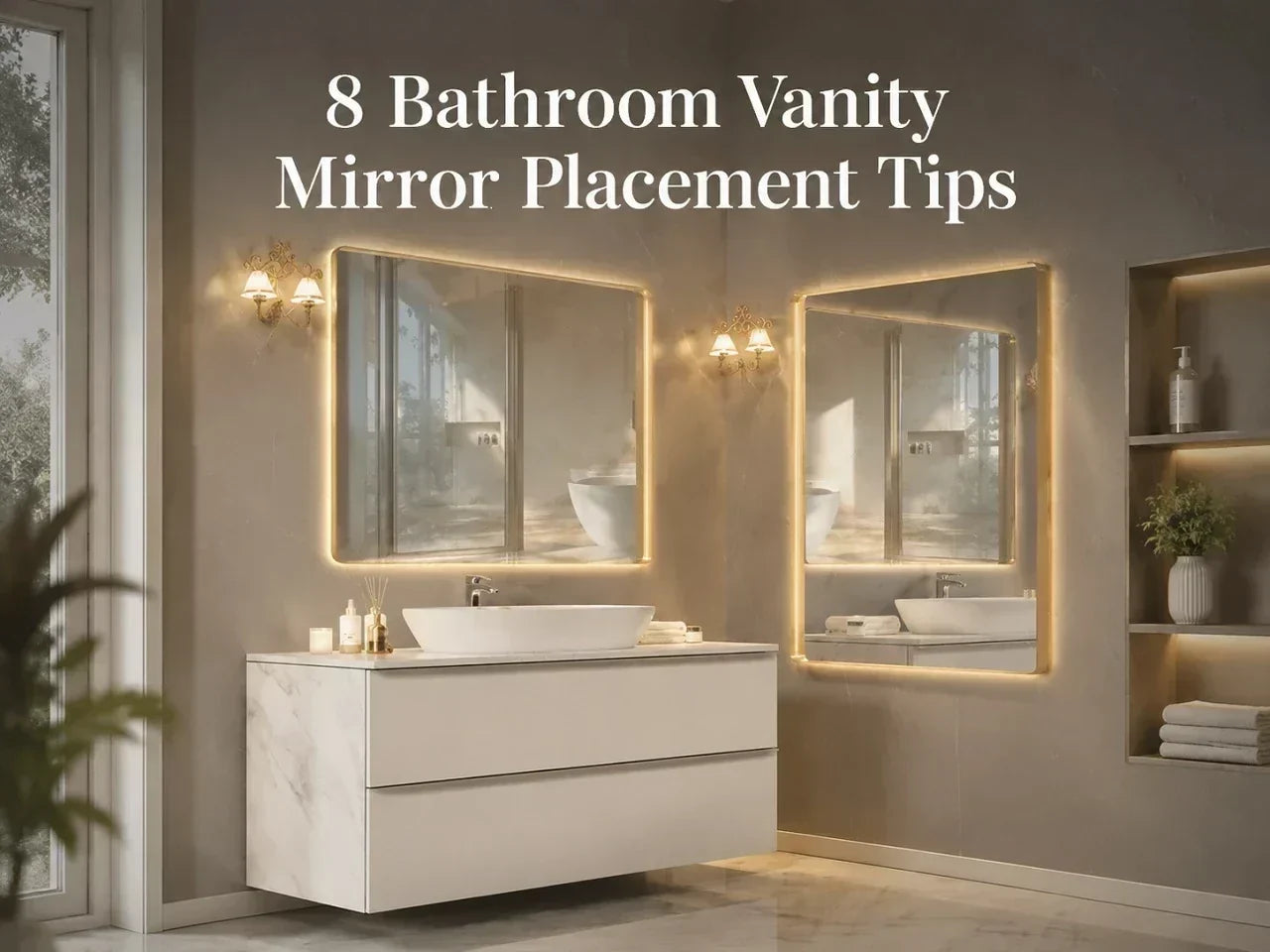 8 Bathroom Vanity Mirror Placement Tips